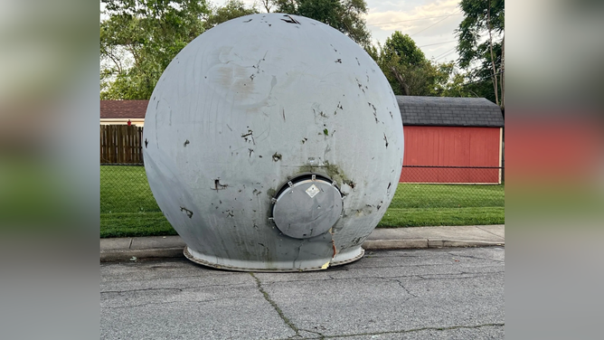 The radome cover.